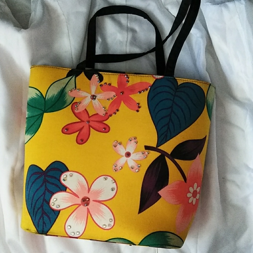 Floral purse